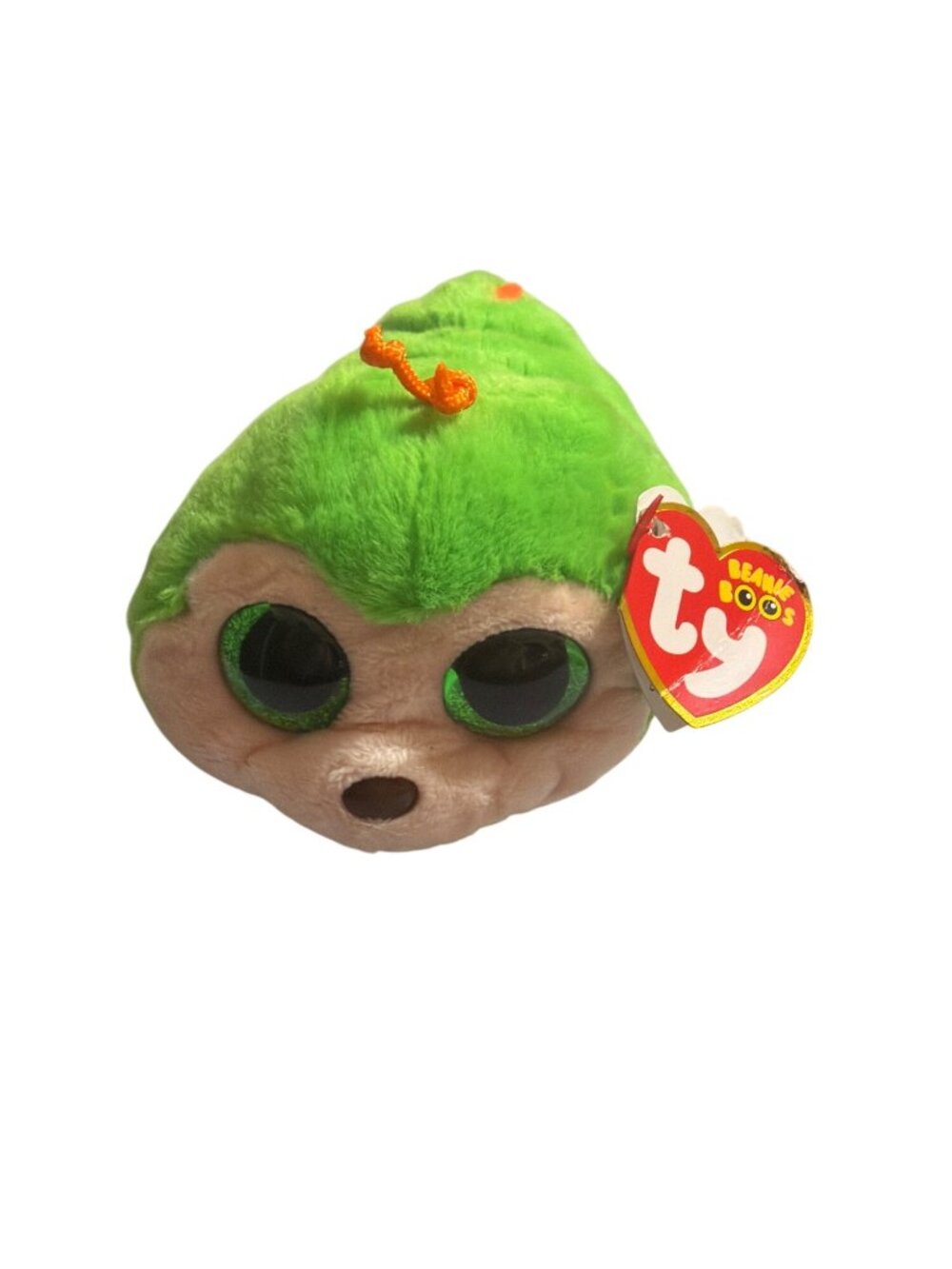 Ty Beanie Boos Pilar Caterpillar Plush Toy Green Orange Worm 7" With Tags
